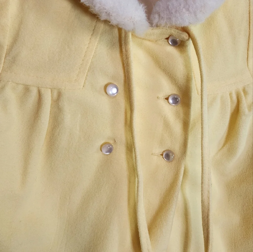 Vintage Cute Togs yellow matching winter set yellow sz 18M